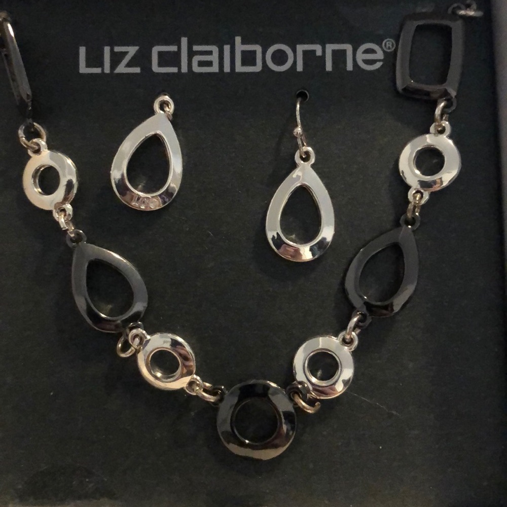 Earrings and necklace